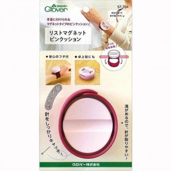 磁石の力で針をしっかりと保持する、マグネットタイプのピンクッション。手首への付け外しがスピーディーにできるリストバンドがついています。 生産国:中国 素材・材質:本体:ABS樹脂、鉄、フェライト磁石フ
