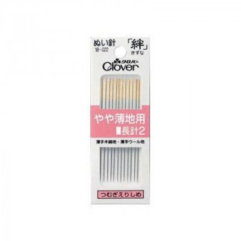 ニッケルメッキ後、メーカー独自の先付研磨(先直し)で、針先から0.5mmくらいの所を円すい状に研削し、尖った針先を強化。鋭く、強く、布通りのよい針先にしています。 生産国:日本 素材・材質:針:鋼(ニ