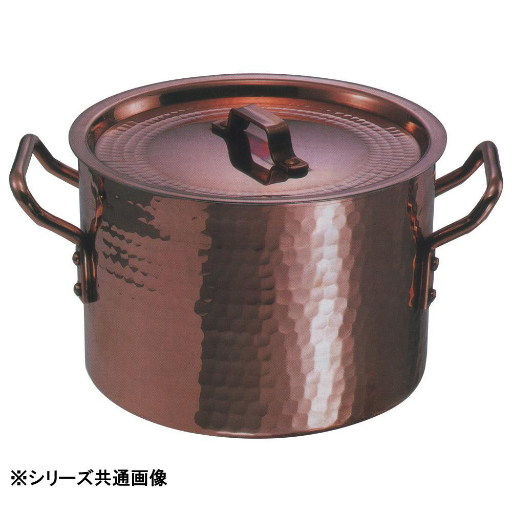 熱伝導率が高い銅製です。家庭用、業務用としてお使いいただけます。 生産国:日本 素材・材質:銅 商品サイズ:内径:24cm、高さ:23cm 仕様:対応熱源:ガス火(IH非対応)食洗機使用:不可 付属品