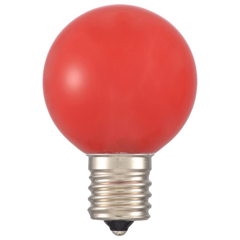 鮮やかに目立つレッド。 生産国:中国 仕様:LED電球ミニボール球形装飾用鮮やかに目立つレッド赤色口金はE17 キーワード【家具 インテリア 照明 電球 LED電球 LED蛍光灯】