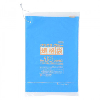 ひも付きだから吊り下げられて便利です。青色なので異物として発見しやすい!食品加工所や鮮魚・青果等におススメです。 生産国:中国 素材・材質:ポリエチレン 商品サイズ:260×380mm 仕様:厚み:0