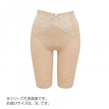 下腹のぽっこりを解消するフロント機能と、ヒップアップ効果をかなえるロングガードルです。 生産国:中国 素材・材質:身生地:ナイロン75%、ポリウレタン25%レース部:ナイロン76%、ポリエステル12%