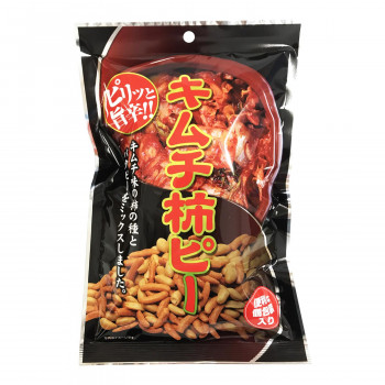 キムチ味の柿の種とバタピーをミックスしました。おつまみにおすすめです。 生産国:日本 内容量:1袋あたり 100g 賞味期間:150日 キーワード【食品 乾物 乾燥豆類 缶詰】