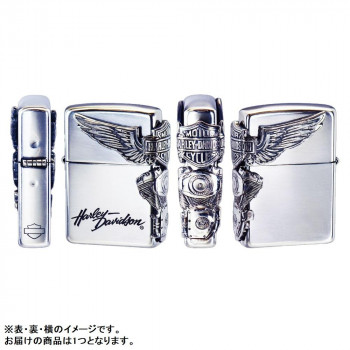 ハーレーZIPPO スターリングシルバー サイドウイング ライター
