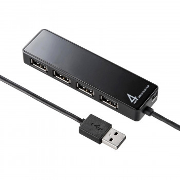 付属の面ファスナーで液晶テレビの背面や磁石ではくっつかないガラス面などにUSBハブを固定することができます。外付けUSBハードディスクに録画ができる液晶テレビにも対応しています。(USBハブ対応テレビ