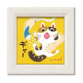 絵と額がセットになった商品です。 生産国:日本 素材・材質:木製フレーム、ガラス 商品サイズ:W12×H12cm 重量:約0.2kg 仕様:壁掛・卓上両用 キーワード【家具 インテリア インテリア雑貨