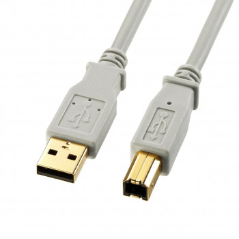 USB2.0規格・USB1.1規格準拠のパソコンとUSB機器(プリンター・HDD・USBハブ・スキャナ等)との接続や、USBハブとUSB機器を接続する時に使用するケーブルです。USB2.0の「Hi-S