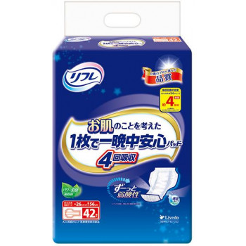 しっかり立ち上がり、誰でも簡単にソケイ部に沿わせやすく横モレを防ぎます。繰り返し排尿しても、パッドの表面を素肌と同じ弱酸性に保ちます。やわらか透湿性シートがおむつ内の湿気を逃がし、ムレを防ぎます。体の