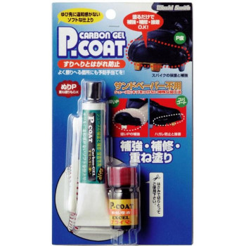 すりへりが早い箇所に前もって塗って補強しておくと、シューズが長持ちします。アッパーとソールの接着面に前もって塗っておけばハガレを防げます。接着ハガレの修理にもお使いいただけます。 生産国:日本 成分: