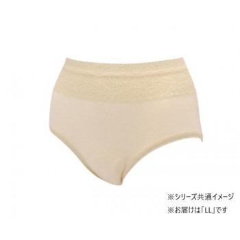 普通の下着感覚でご使用頂けるショーツです。フロントレースのおしゃれなデザイン。5層構造の吸水布には、消臭効果のある素材を採用しています。 生産国:日本 素材・材質:本体:綿100%レース:ナイロン・ポ